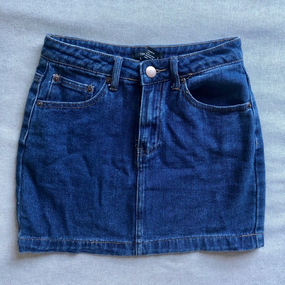 Denim Mini-Skirt - Picture 1 of 2